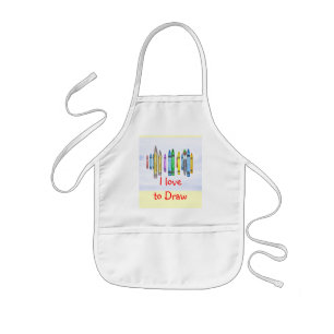 Child's Drawing Apron