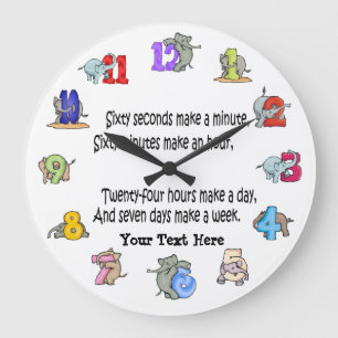 Childs First Clock Guaranteed to Make Learning Fun