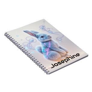 Childs Galaxy Blue Tinted Bunny Notebook