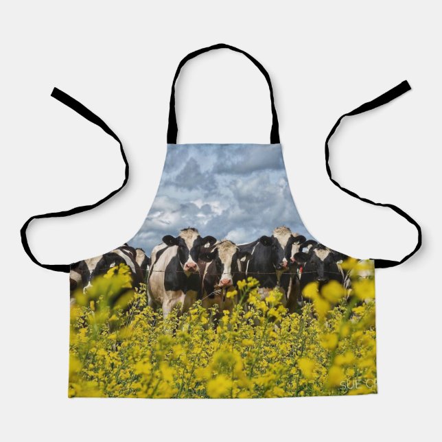Child's Holstein Cows Apron (Front)