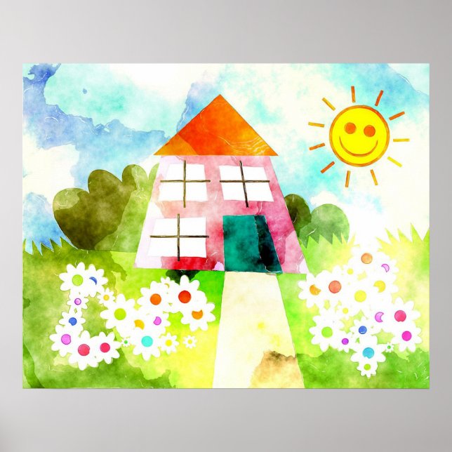 Childs Painting Poster (Front)