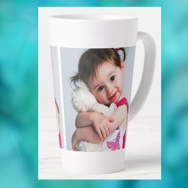 Child's Photo, Boyfriend, Spouse, Mum or Pet Latte Mug (Creator Uploaded)