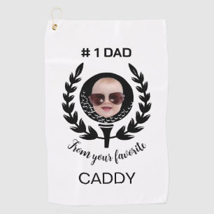 Child's Photo Father's Day Gift Lover Accessories Golf Towel