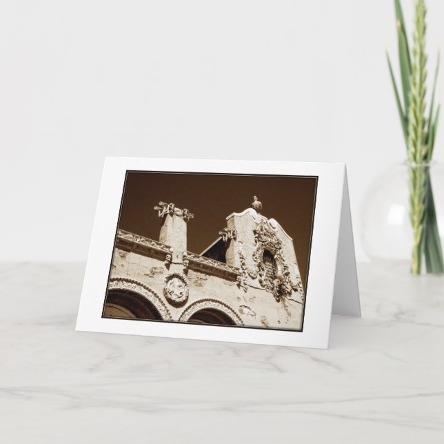 'Childs Restaurant Detail' Blank Greeting Card (Front)