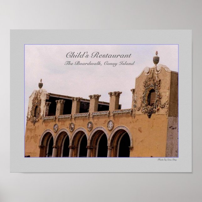 Childs Restaurant Facade Poster (Front)