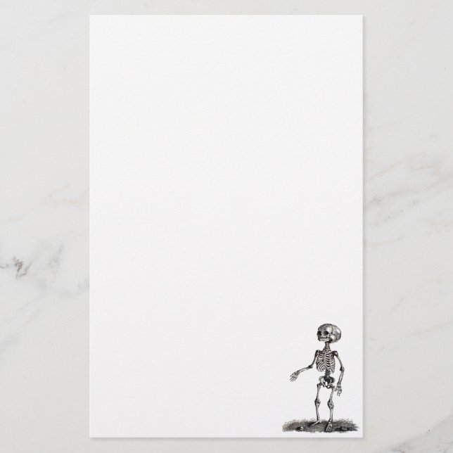Child's Skeleton Stationery (Front)