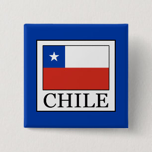 Chile 15 Cm Square Badge