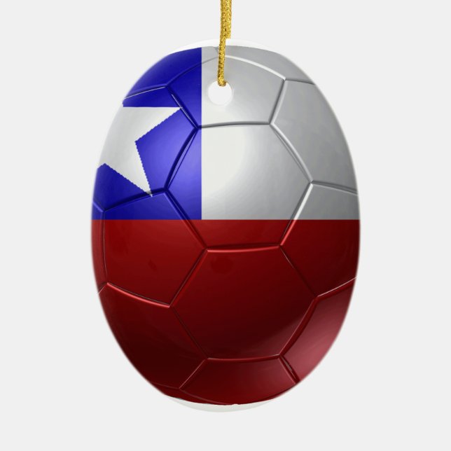 Chile ball ceramic tree decoration (Front)