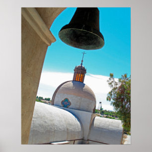 Chile bell tower poster