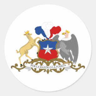 Chile, Chile Classic Round Sticker