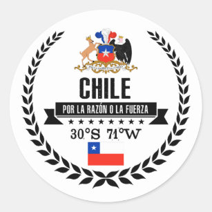 Chile Classic Round Sticker