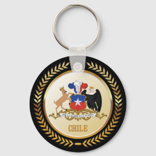 Chile Coat Of Arms Key Ring