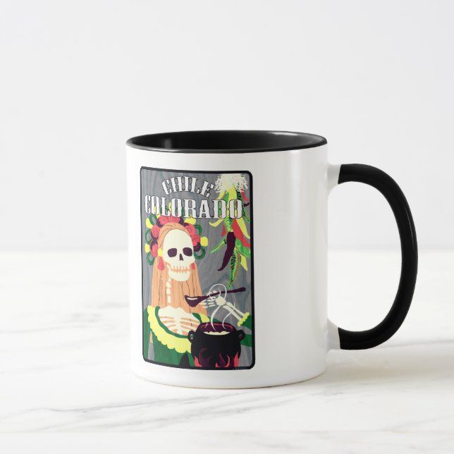 chile colorado (cool scheme) mug (Right)