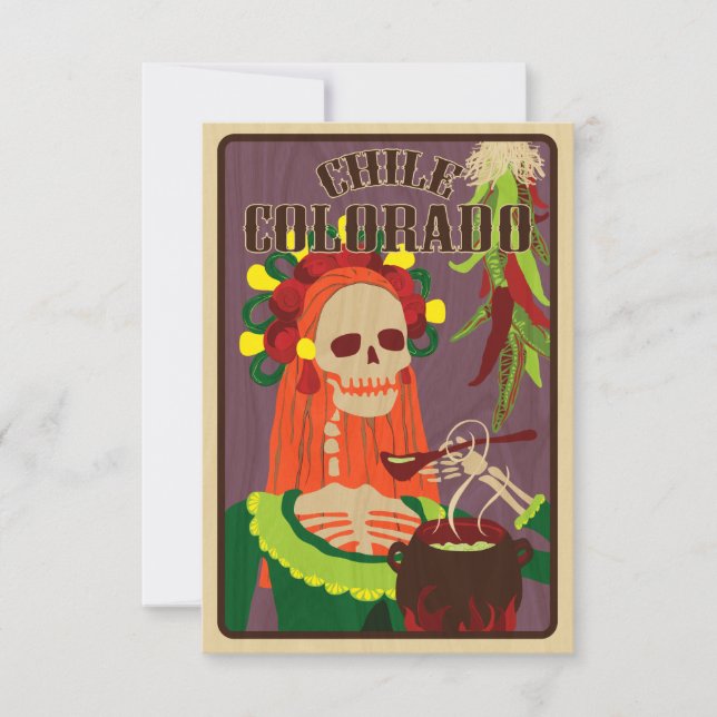 chile colorado invitation (Front)