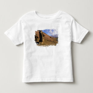 Chile, Easter Island. Hillside with Moai Toddler T-Shirt