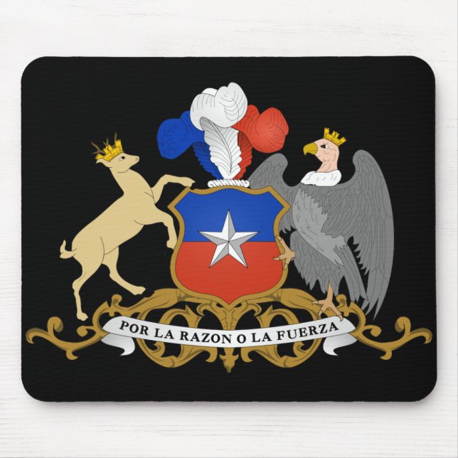 chile emblem mouse pad (Front)