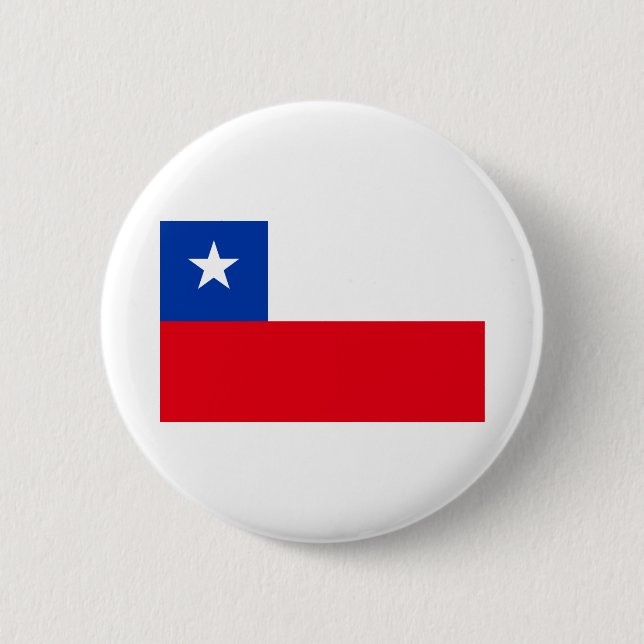 Chile Flag 6 Cm Round Badge (Front)