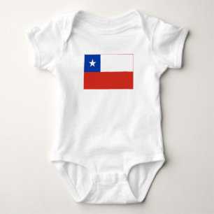 Chile Flag Baby Bodysuit