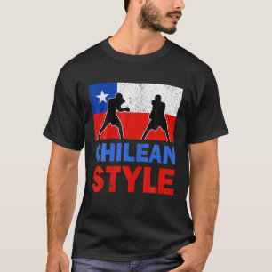 Chile Flag Chilean Boxing Club Vintage T-Shirt
