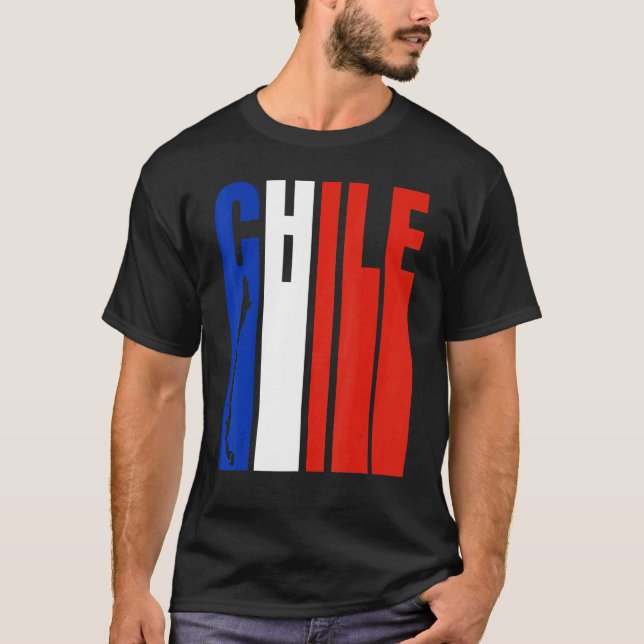 Chile Flag  Chilean Flag Pride T-Shirt (Front)