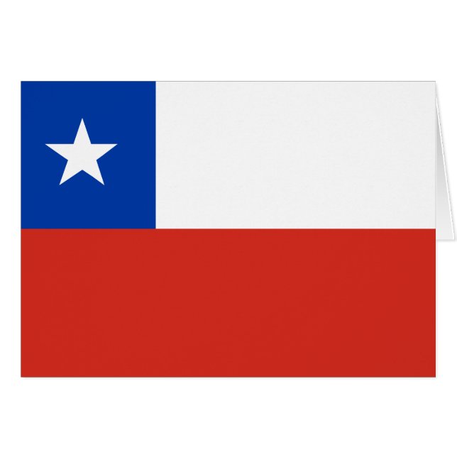 Chile Flag CL (Front Horizontal)