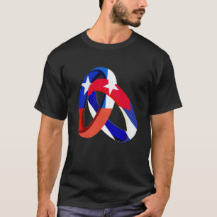 Chile Flag Cuba Grown Ring Marriage Wedding T-Shirt