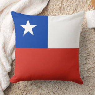 Chile flag cushion