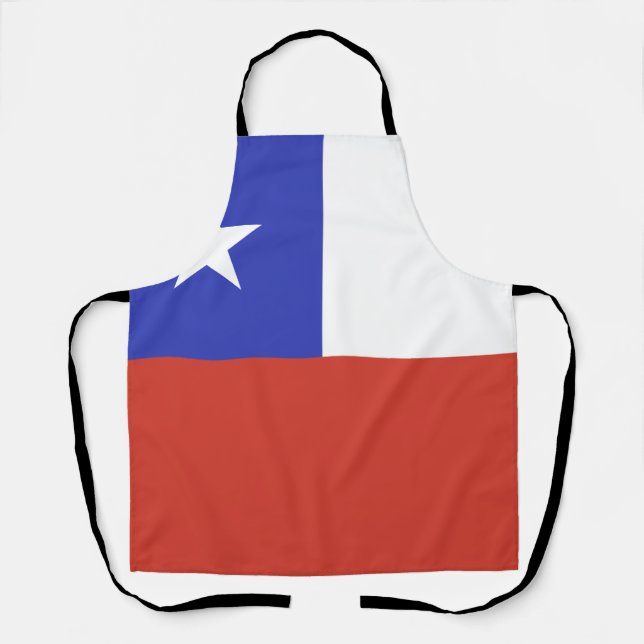 Chile Flag Emblem Apron (Front)