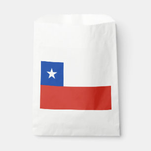 Chile Flag Favour Bags