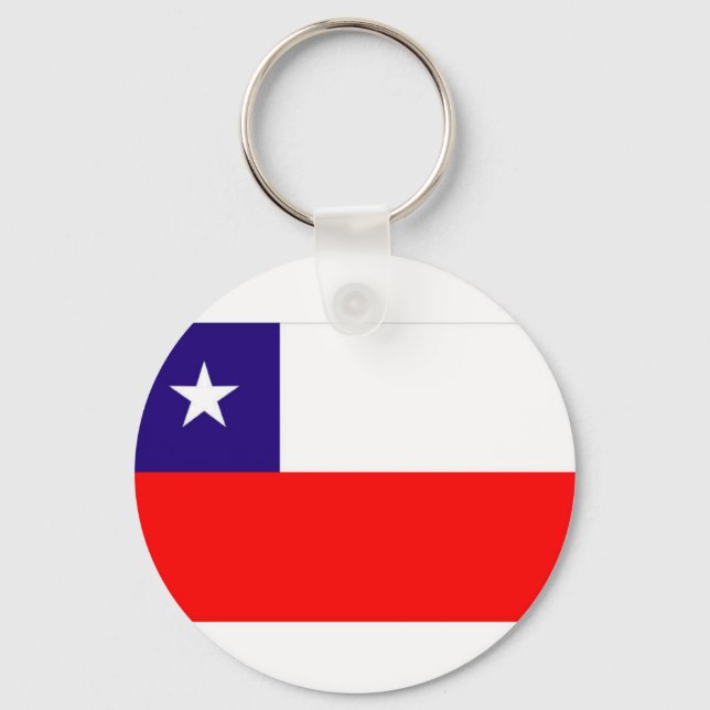 CHILE FLAG KEY RING (Front)