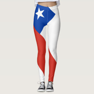 Chile flag Leggings