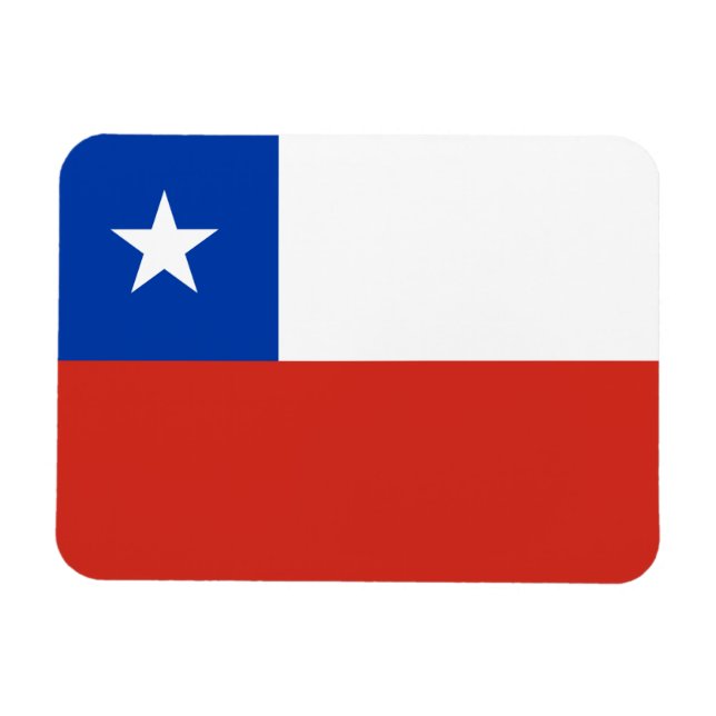Chile Flag Magnet (Horizontal)