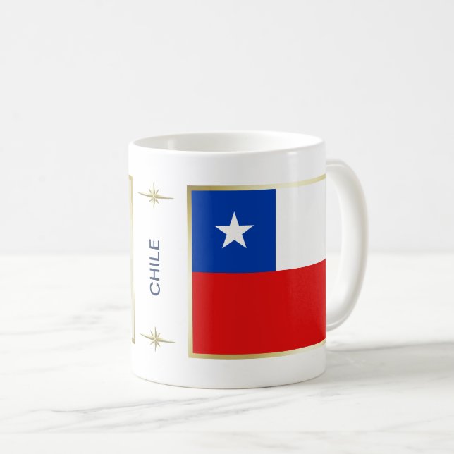 Chile Flag + Map Mug (Front Right)