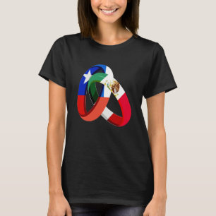 Chile Flag Mexico Grown Ring Marriage Wedding T-Shirt