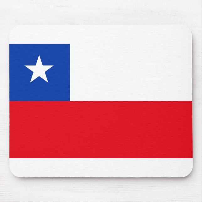 Chile Flag Mouse Pad (Front)
