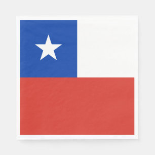 Chile Flag Napkin