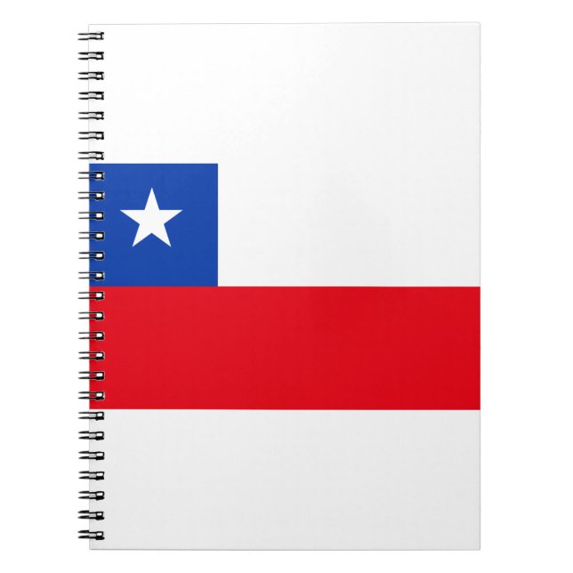 Chile Flag Notebook (Front)