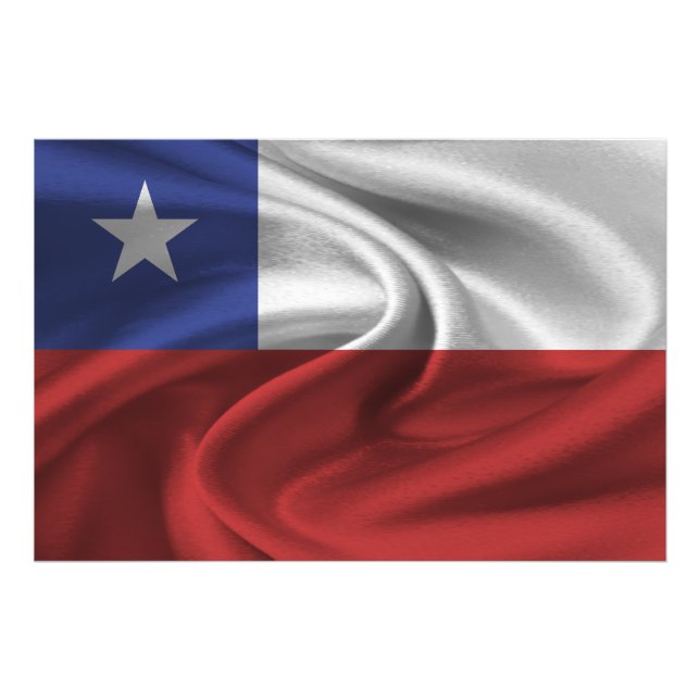 Chile Flag Photo Print (Front)