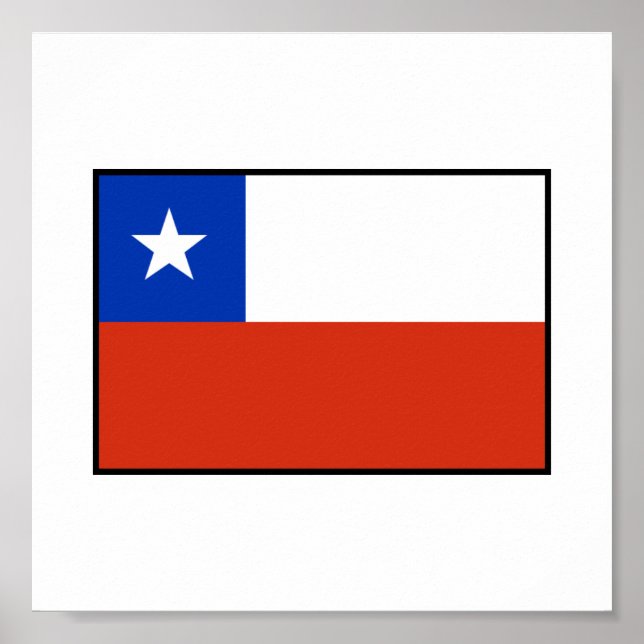 Chile Flag Poster (Front)