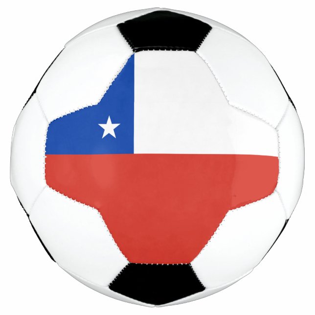 Chile flag Soccer Ball (Front)