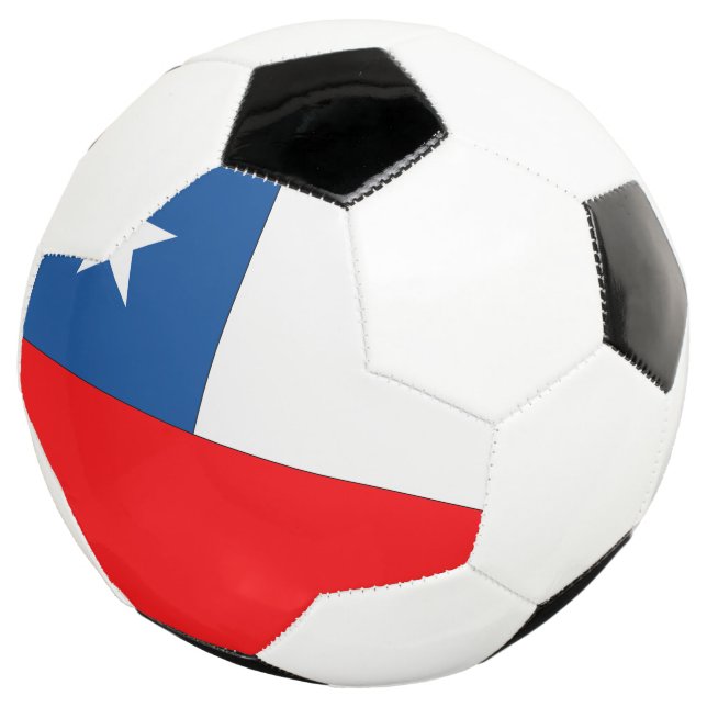 Chile Flag Soccer Ball (Three Quarter)