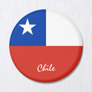 Chile flag & South America - travel/sports fans Magnet