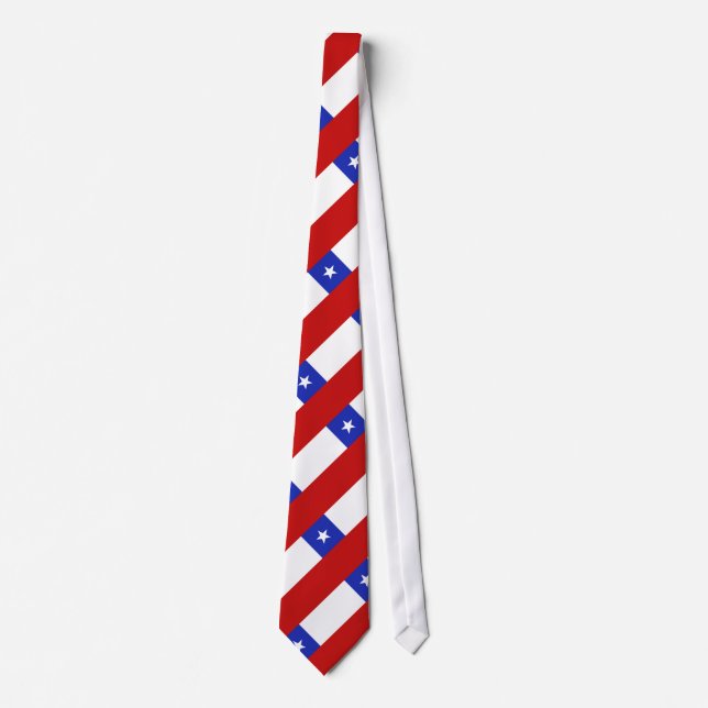 Chile Flag Tie (Front)