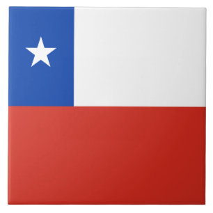 Chile Flag Tile