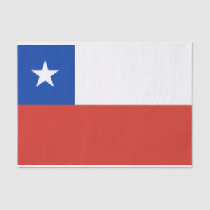 Chile Flag Tissue Paper