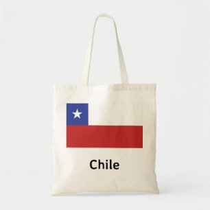 Chile Flag Tote Bag
