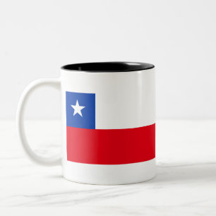 Chile Flag Two-Tone Coffee Mug