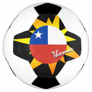 Chile Football & Chilean Flag / BANG Soccer Ball