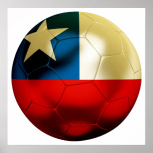 Chile Football Poster