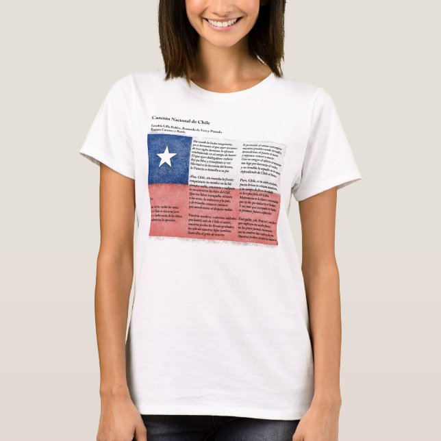 Chile - Himno Nacional de Chile T-Shirt (Front)